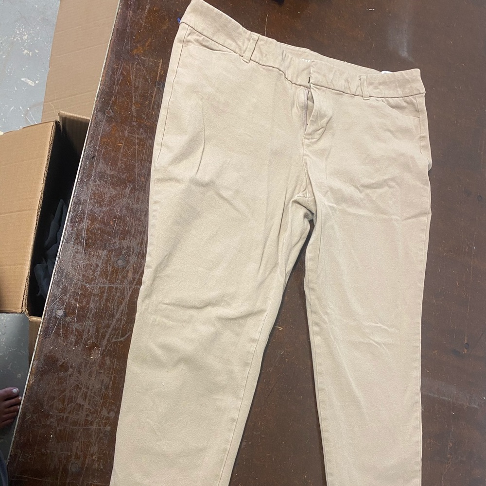 Mid-Rise Old Navy khaki